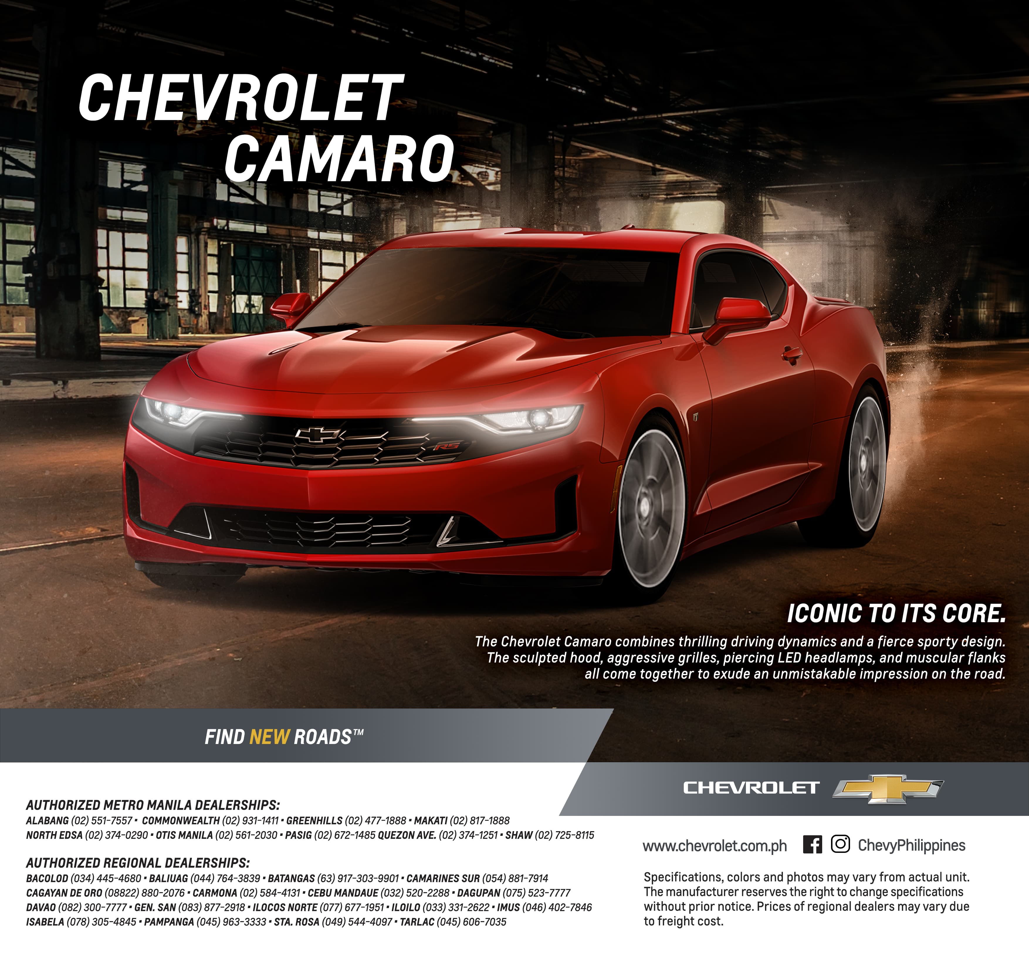 Chevrolet Camaro Print Ad